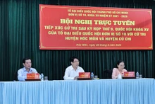 Chủ tịch nước Lương Cường tiếp xúc cử tri tại Thành phố Hồ Chí Minh.