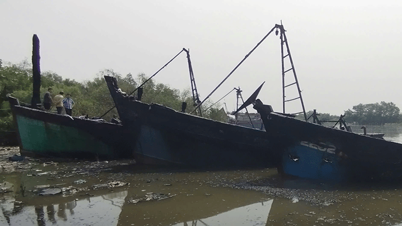 Hiện trường vụ cháy.