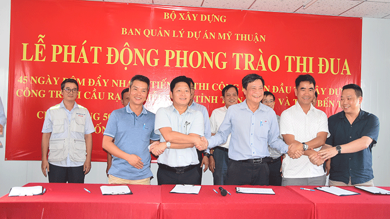Các đơn vị thi công cam kết đẩy nhanh tiến độ như kế hoạch đề ra.