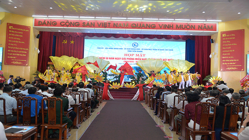 Tiền Giang tổ chức kỷ niệm 50 năm Ngày Giải phóng miền nam, thống nhất đất nước.