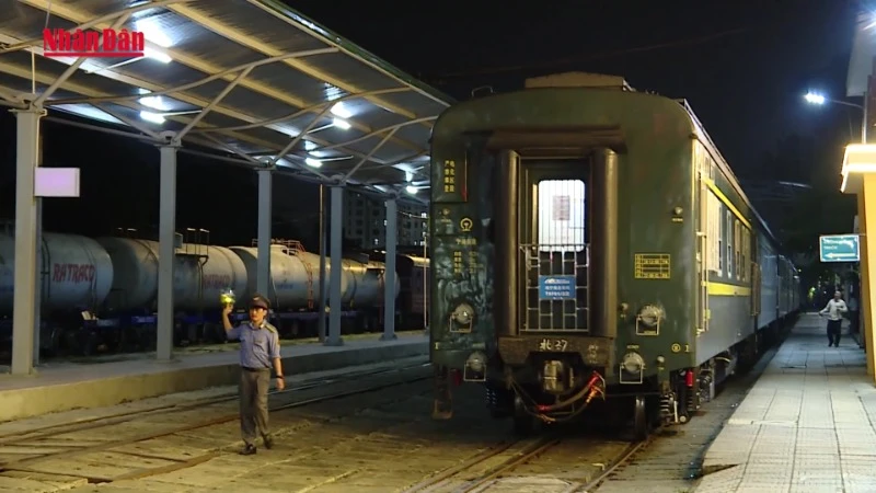 [Video] Tuyến tàu liên vận quốc tế Việt – Trung hoạt động trở lại sau 5 năm