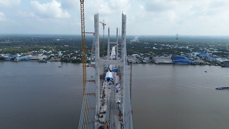 Dự án cầu Rạch Miễu 2 ngày hợp long. Dự án cầu Rạch Miễu 2 ngày hợp long.