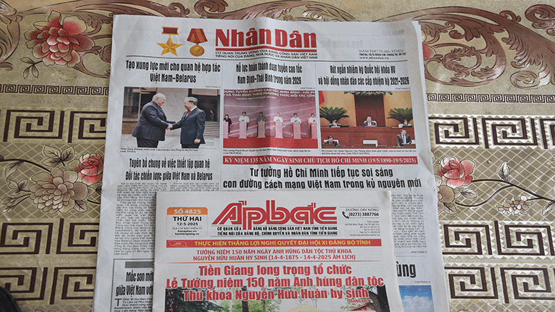 Tiền Giang chỉ đạo việc mua và đọc báo, tạp chí của Đảng phải thực hiện nghiêm túc.