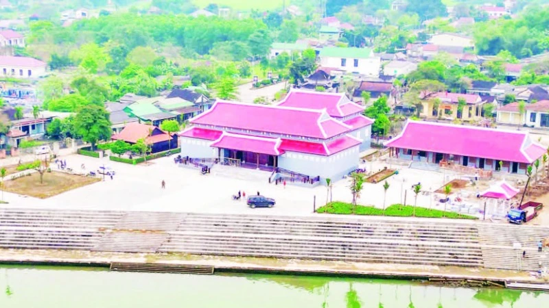 Khu lưu niệm Tổng Bí thư Lê Duẩn được bảo tồn, tôn tạo khang trang.