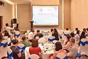 Toàn cảnh buổi hội thảo khởi động dự án.