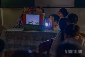 Lớp học STEAM đặc biệt với các học liệu được tái chế từ thùng, bìa carton tại trường tiểu học Lý Tự Trọng, thành phố Đà Nẵng.