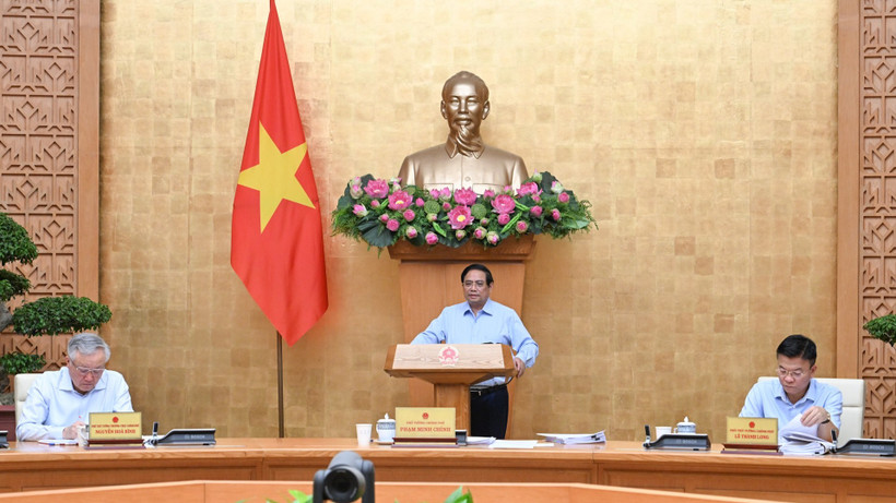 Thủ tướng Phạm Minh Chính chủ trì phiên họp Chính phủ thường kỳ tháng 7 trực tuyến với các tỉnh, thành phố trực thuộc Trung ương.