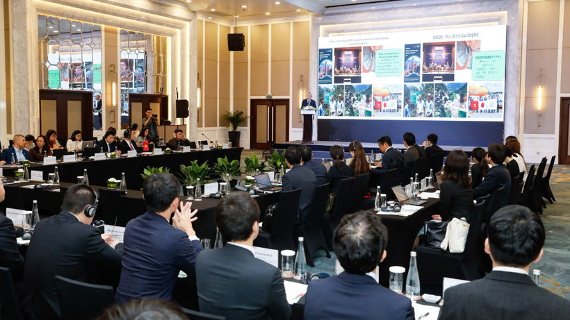 Hội thảo cấp cao về ODA thế hệ mới “Khoản vay Chương trình cho chuyển đổi xanh hướng tới tăng trưởng xanh và tăng cường khả năng ứng phó với biến đổi khí hậu” diễn ra tại Hà Nội sáng 18/3.