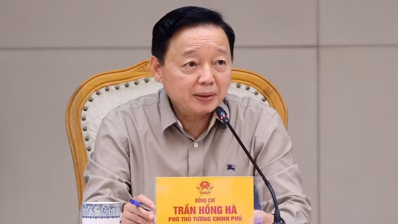 Phó Thủ tướng Trần Hồng Hà cho rằng, sản phẩm OCOP cần được nhìn nhận như thương hiệu quốc gia chứ không chỉ dừng ở quy mô địa phương. (Ảnh: Văn Điệp/TTXVN)