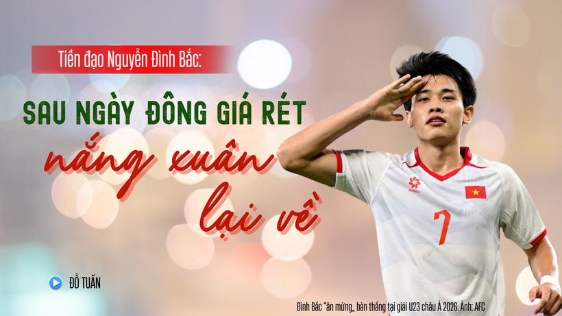 Tiền đạo Nguyễn Đình Bắc: Sau ngày đông giá rét, nắng xuân lại về