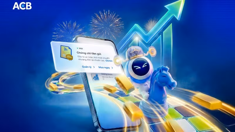 ACB có giải pháp chứng chỉ tiền gửi giúp khách hàng sử dụng tiền thưởng Tết hiệu quả.