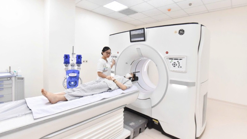 Bệnh viện Quân y 175 được trang bị máy chụp cắt lớp vi tính 512 dãy Revolution.