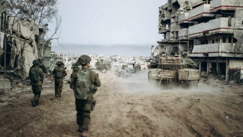 Binh sỹ Israel tham gia chiến dịch quân sự tại Dải Gaza. (Ảnh: THX/TTXVN)