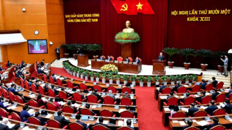 Sau Hội nghị Trung ương 11 khóa XIII, Bộ Chính trị, Ban Bí thư đã ban hành một số Kết luận chỉ đạo nhiệm vụ xây dựng tổ chức, hoạt động của đơn vị hành chính 2 cấp bảo đảm thông suốt, hiệu quả. (Ảnh: Đăng Khoa)