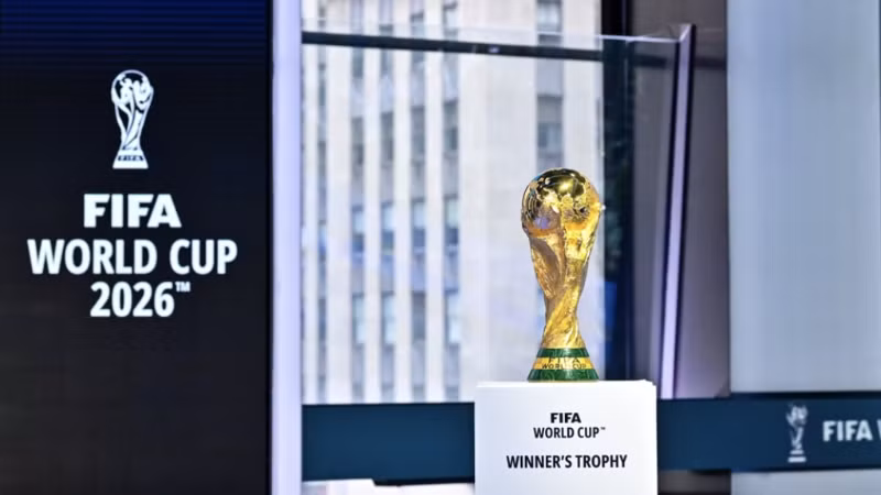 Cúp vô địch Giải bóng đá vô địch thế giới 2026. (Ảnh: FIFA/Xinhua)