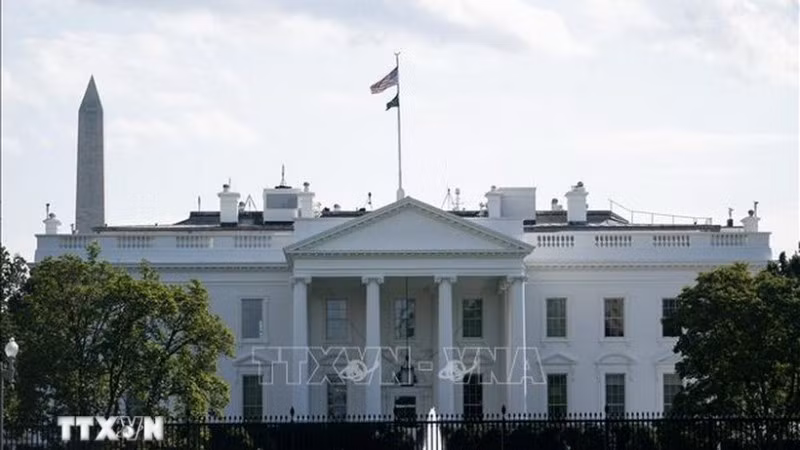 Nhà Trắng tại Washington, D.C., Mỹ. (Ảnh: THX/TTXVN)