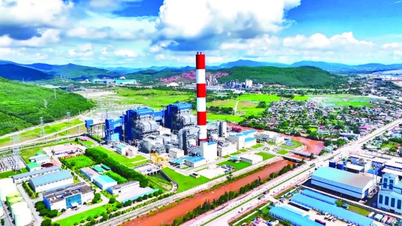 Một góc Trung tâm nhiệt điện Nghi Sơn ở phía nam tỉnh Thanh Hóa.