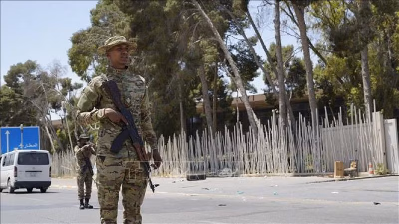 Lực lượng an ninh của Chính phủ Libya. (Ảnh minh họa: THX/TTXVN)