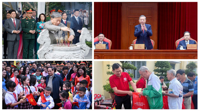 Tin nổi bật ngày 10/2: Tổng Bí thư Tô Lâm dâng hương tưởng niệm các lãnh đạo tiền bối của Đảng; Khởi công dự án Trường liên cấp Cẩm Thạch; Trao hơn 1,3 triệu suất quà “Tết Nhân ái” 