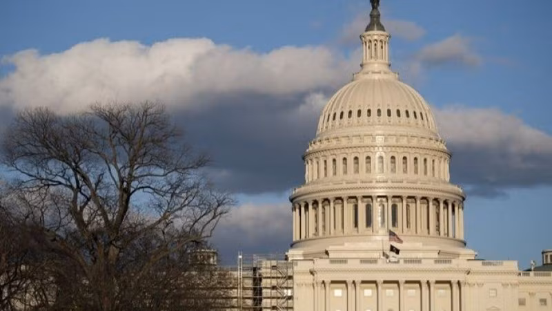 Thượng viện Mỹ đã thông qua dự luật tài trợ nhằm mở cửa trở lại chính phủ liên bang. (Ảnh: Xinhua)