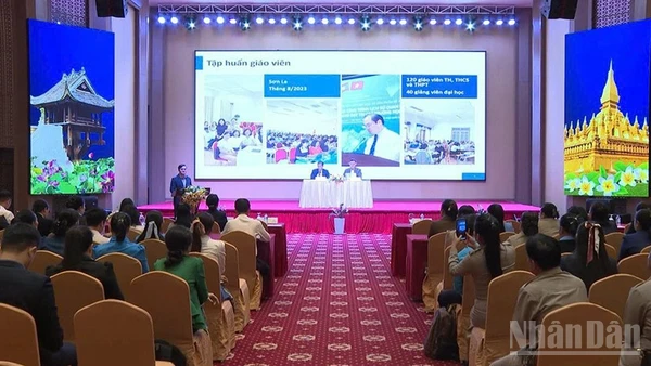 Quang cảnh buổi tập huấn. (Ảnh: DUY TOÀN)