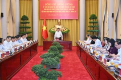 Chủ tịch nước Lương Cường làm việc với Tỉnh ủy Hưng Yên và Tỉnh ủy Thái Bình.