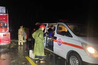 Hiện trường vụ tai nạn nghiêm trọng.