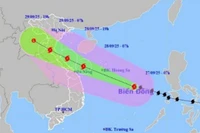 Bão số 10 (Bualoi) đã đi vào Biển Đông.
