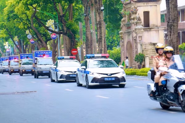 Lực lượng Công an Hà Nội ra quân Tháng hành động phòng, chống ma túy năm 2026.