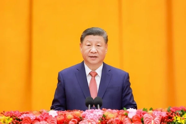Chủ tịch Trung Quốc Tập Cận Bình. (Ảnh: THX/TTXVN)