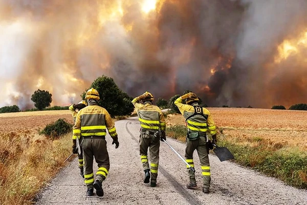 Cháy rừng diễn ra dữ dội tại Tây Ban Nha. Ảnh: REUTERS