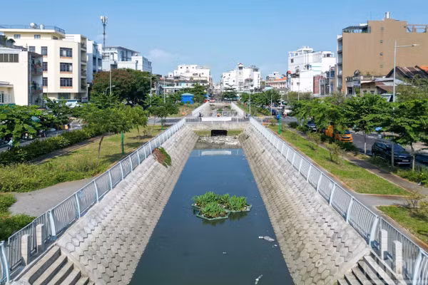 Dự án cải tạo kênh Hàng Bàng vẫn chưa về đích.