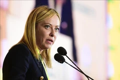 Thủ tướng Italy Giorgia Meloni. (Ảnh: TTXVN)
