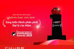 Chubb Life Việt Nam củng cố vị thế phân phối bảo hiểm với giải thưởng Insurance Asia Awards 2025