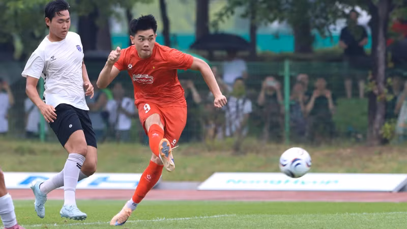 Đội tuyển Việt Nam thắng 6-0 trong trận đấu tập đầu tiên tại Hàn Quốc