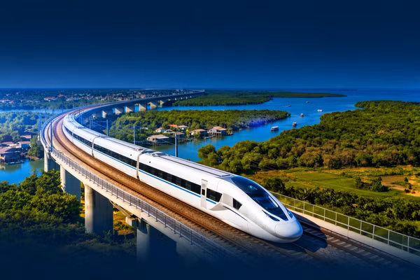 [Infographic] Chi tiết Dự án tuyến đường sắt tốc độ cao Hà Nội-Quảng Ninh