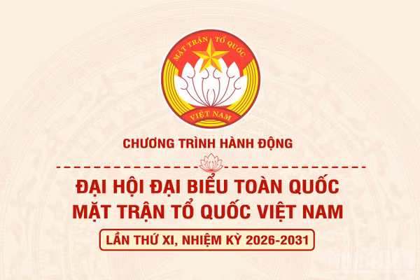 [Infographic] Chương trình hành động Đại hội đại biểu toàn quốc Mặt trận Tổ quốc Việt Nam lần thứ XI, nhiệm kỳ 2026-2031
