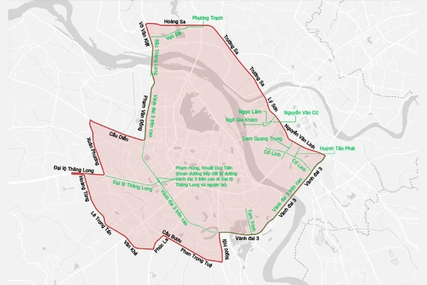 [Infographic] Chi tiết vùng hạn chế, thời gian được hoạt động của phương tiện giao thông đường bộ tại Hà Nội