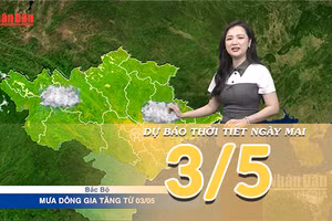 [Video] Dự báo thời tiết đêm nay và ngày mai ngày 3/5/2026: Bắc Bộ sắp đón mưa lớn, Trung Bộ và Nam Bộ duy trì nắng mạnh ban ngày