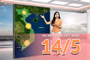 [Video] Dự báo thời tiết ngày 14/5/2026: Nắng nóng tiếp tục lan rộng trên cả nước