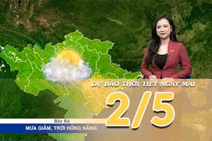 [Video] Dự báo thời tiết đêm nay và ngày mai ngày 2/5/2026: Bắc Bộ giảm mưa, hửng nắng, Trung Bộ và Nam Bộ duy trì nắng diện rộng