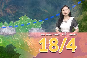 [Video] Dự báo thời tiết đêm nay và ngày mai 18/4/2026: Mưa dông rải rác, nắng đan xen