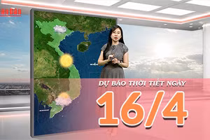 [Video] Dự báo thời tiết ngày 16/4/2026: Miền Bắc sắp đón mưa dông giải nhiệt, cảnh báo nguy cơ lốc, sét