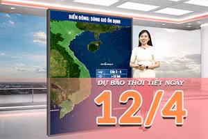 [Video] Dự báo thời tiết ngày 12/4/2026: Bắc Bộ và Trung Bộ nắng nóng diện rộng, có nơi trên 40 độ C
