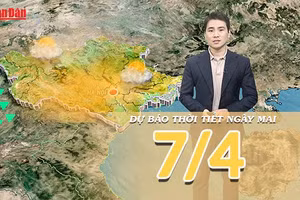 [Video] Dự báo thời tiết đêm nay và ngày mai 7/4/2026: Nắng nóng đầu mùa chạm ngưỡng đỉnh điểm, cảnh báo gió mạnh trên Vịnh Bắc Bộ
