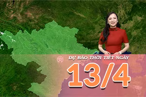 [Video] Dự báo thời tiết ngày 13/4/2026: : Khu vực Trung Bộ nắng nóng đỉnh điểm, Bắc Bộ oi bức