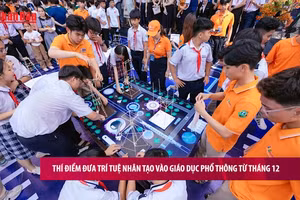 [Video] Thí điểm đưa trí tuệ nhân tạo vào giáo dục phổ thông từ tháng 12