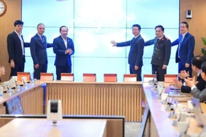 Bộ Khoa học và Công nghệ khai trương hệ thống quản lý trực tuyến các nhiệm vụ theo thời gian thực. (Ảnh ÁNH TUYẾT)