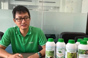 Anh Lê Việt Trung chia sẻ về các sản phẩm phân bón hữu cơ, chế phẩm sinh học AGOIN.