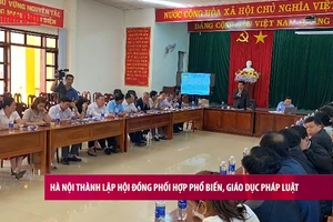 [Video] Hà Nội thành lập Hội đồng Phối hợp phổ biến, giáo dục pháp luật